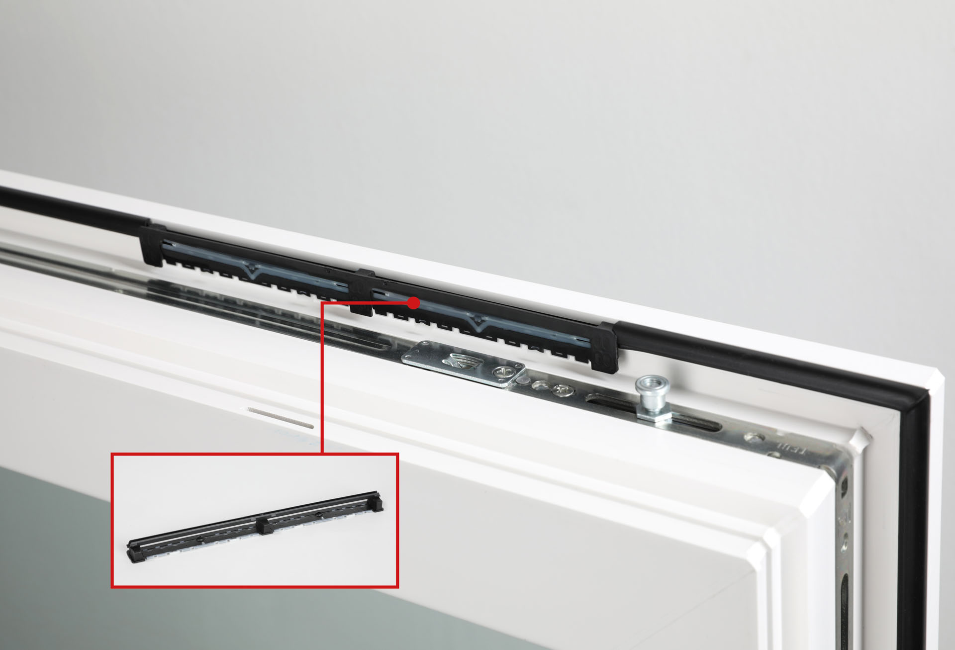 arimeo Fensterfalzlüfter eingebaut