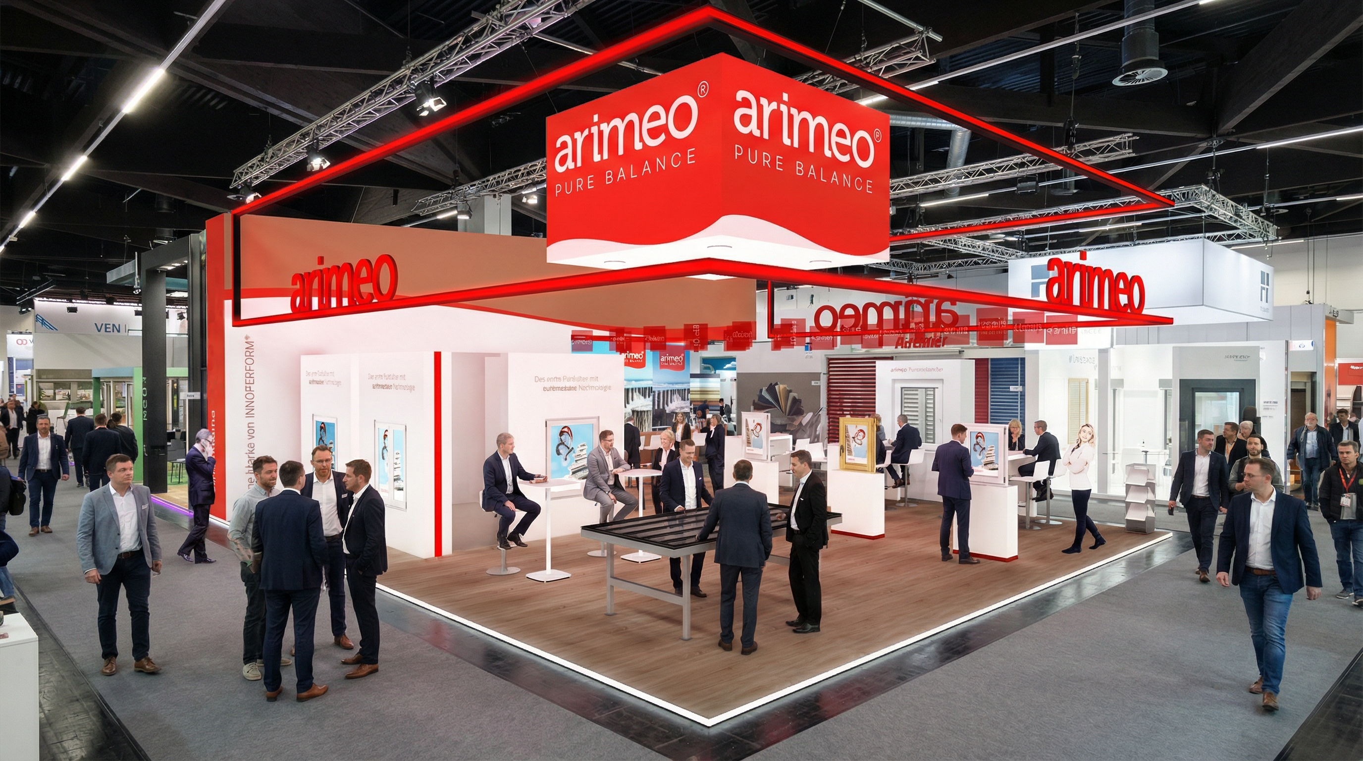 arimeo Messestand Fensterbau Frontale